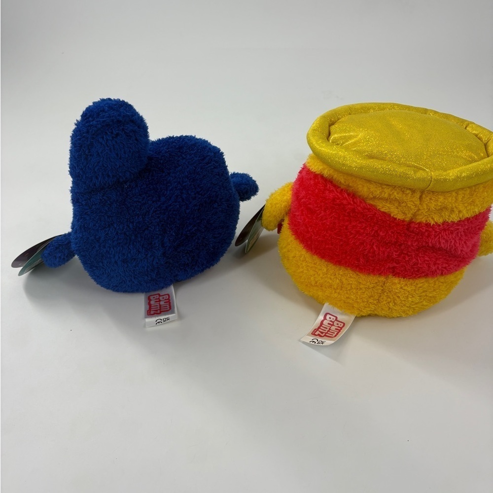 BumBumz Lot Of 2 - 7.5” Plush Fan Finger & Nacho Cheese - Picture 4 of 6
